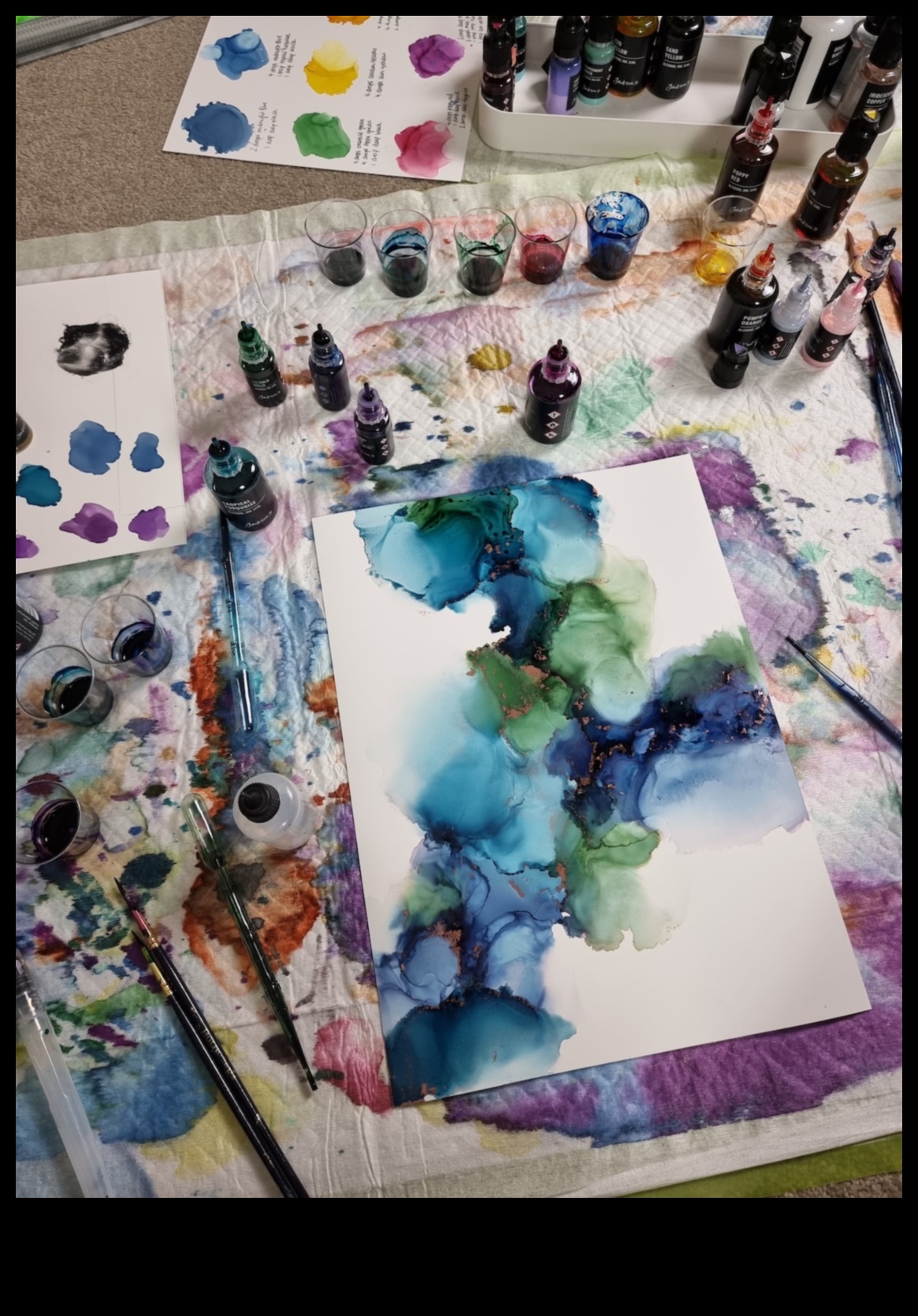 Expresii lichide: Navigați în lumea cernelii acuarele