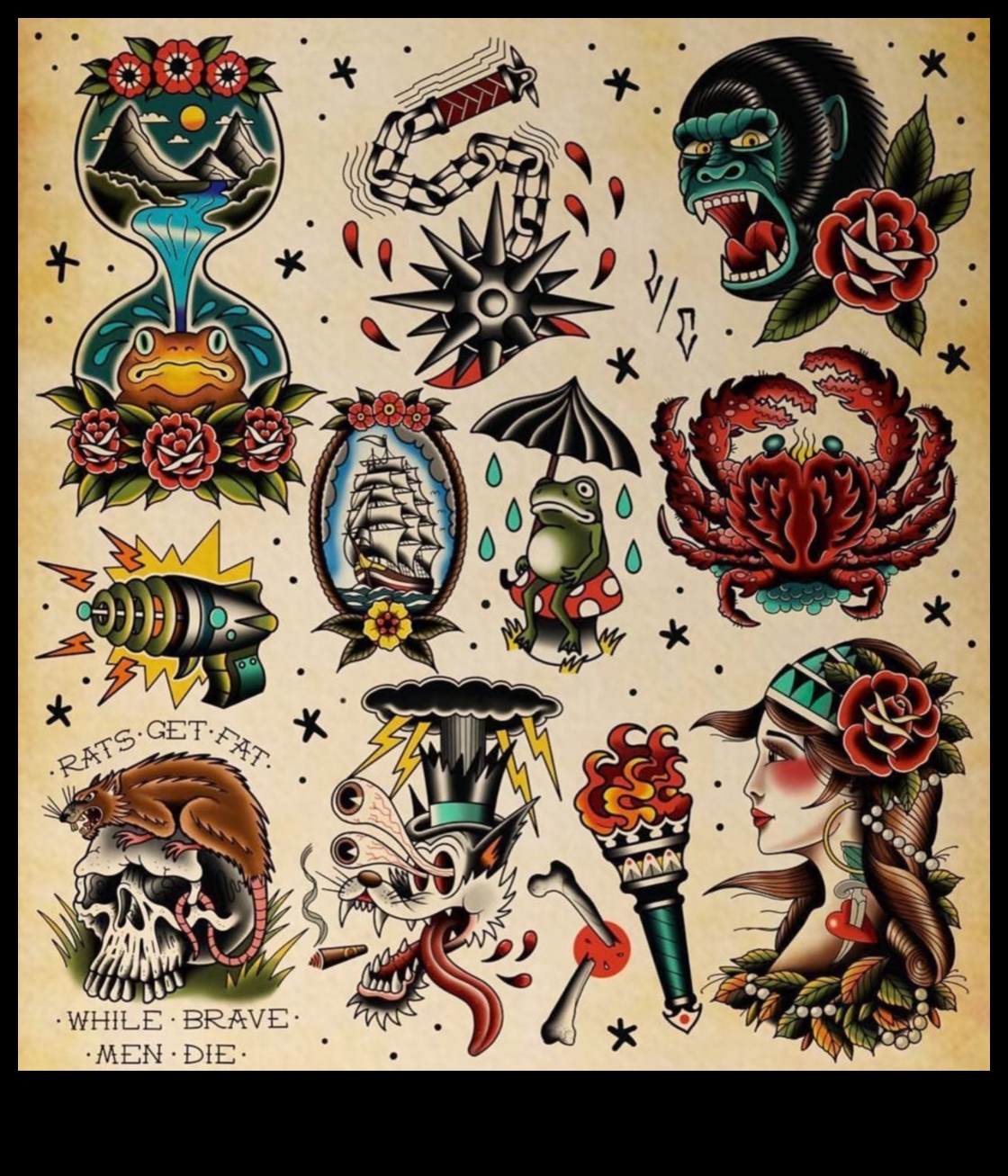 Linii clasice, povești durabile: minuni tradiționale de tatuaje