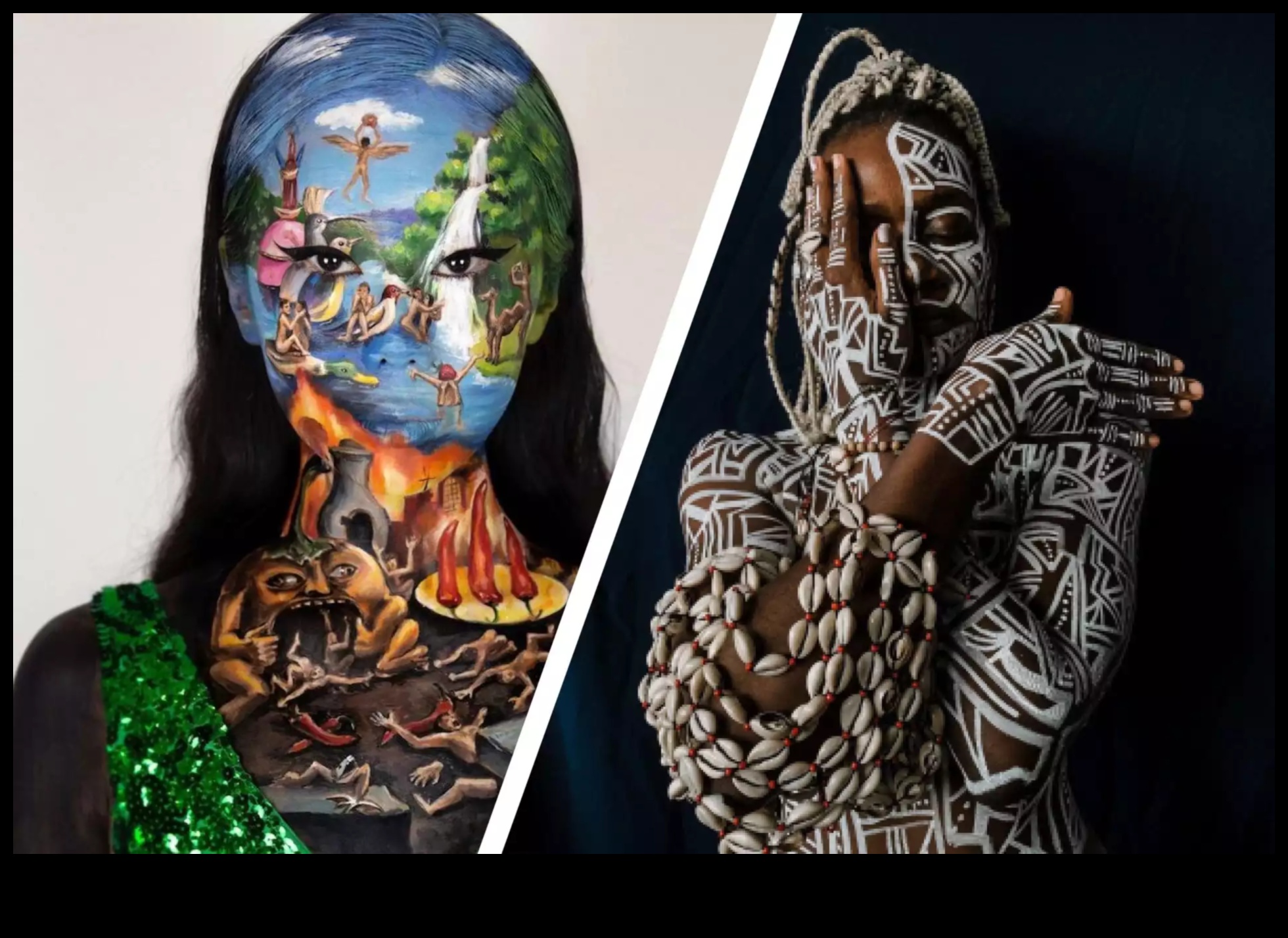 Sculptural Splendor: Transformative Expressions in Body Art