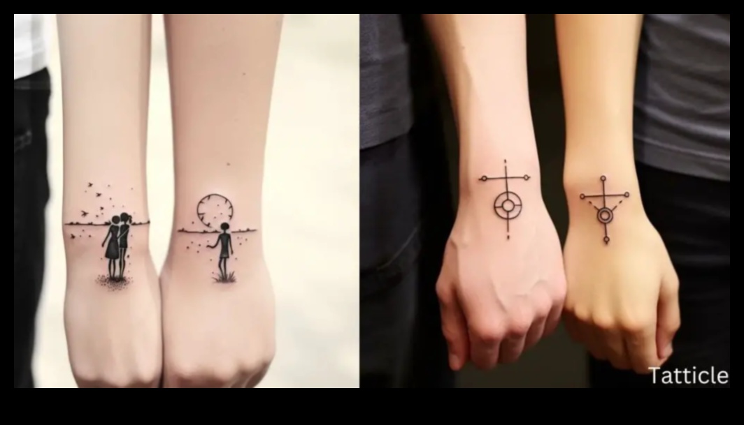 Tatuajele de cuplu din pânza iubirii ca expresii permanente ale devotamentului 2 Pânza iubirii: tatuaje de cuplu ca expresii artistice ale devotamentului