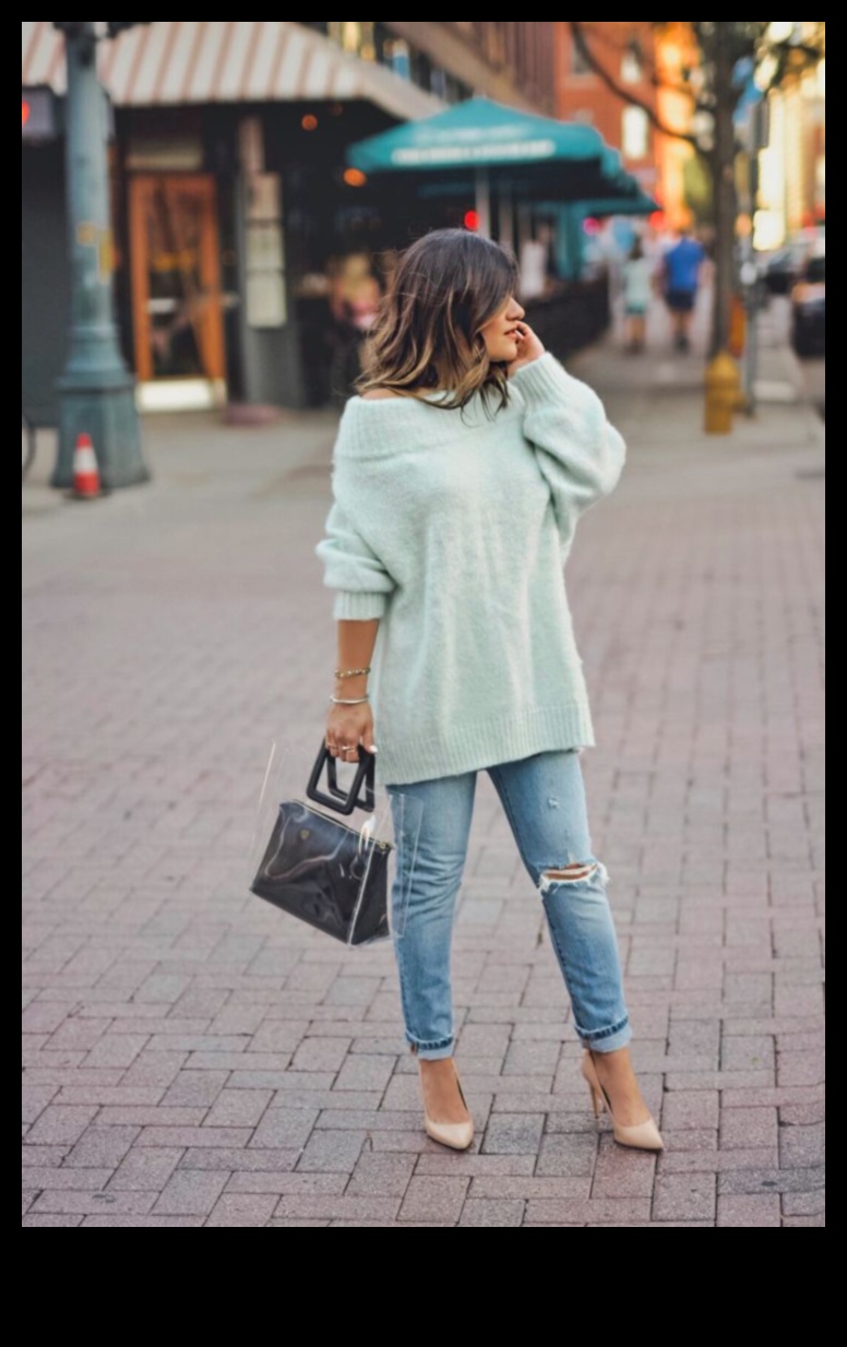 Pulover Weather Chic: ținute confortabile de iarnă pentru trendsetters