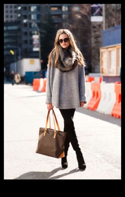 Pulover Weather Chic: ținute confortabile de iarnă pentru trendsetters